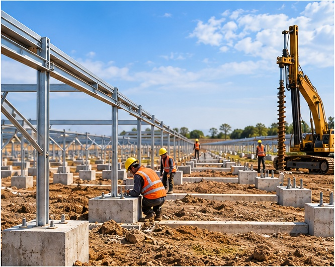 Solar infrastructure execution